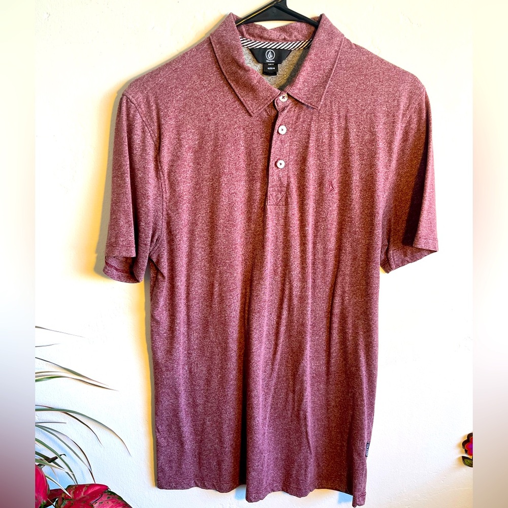 Men’s Faded Red Volcom Polo